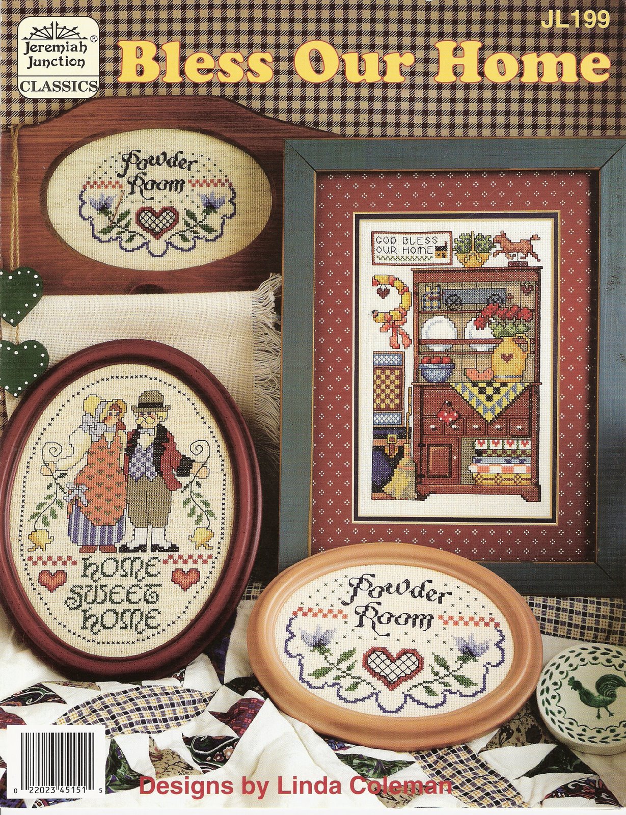 Schema punto croce Bless Our Home 01