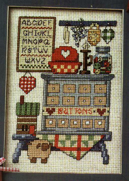 Schema punto croce Buttom Shop 01