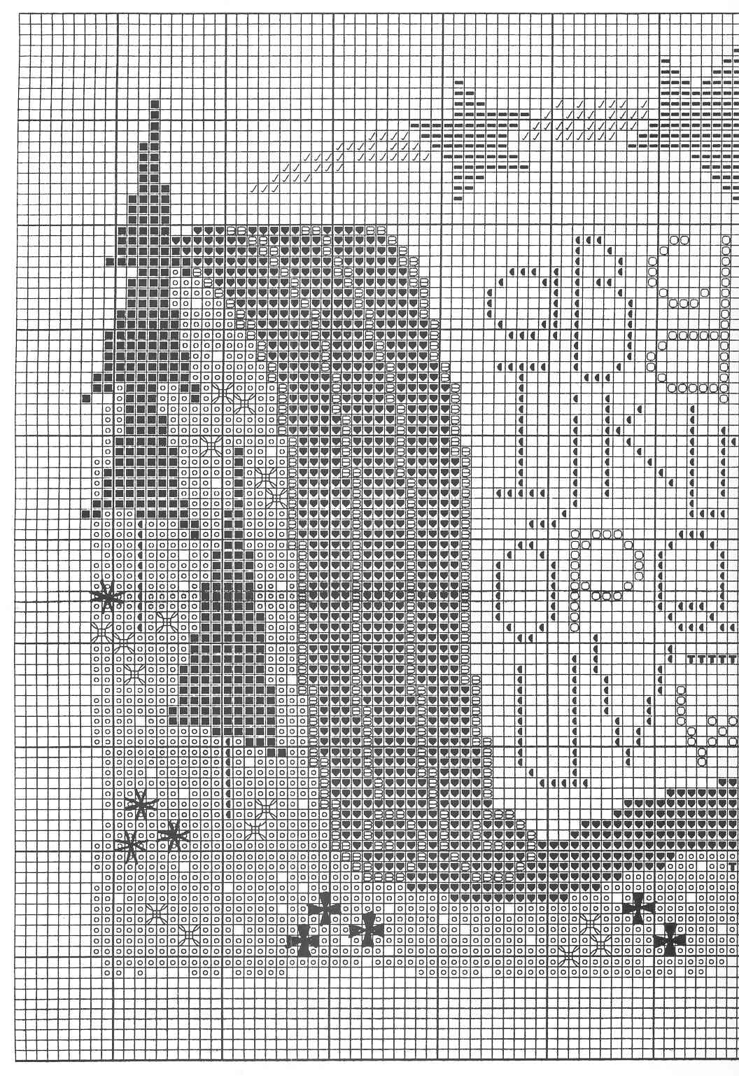 Schema punto croce Cabin In Woods 03