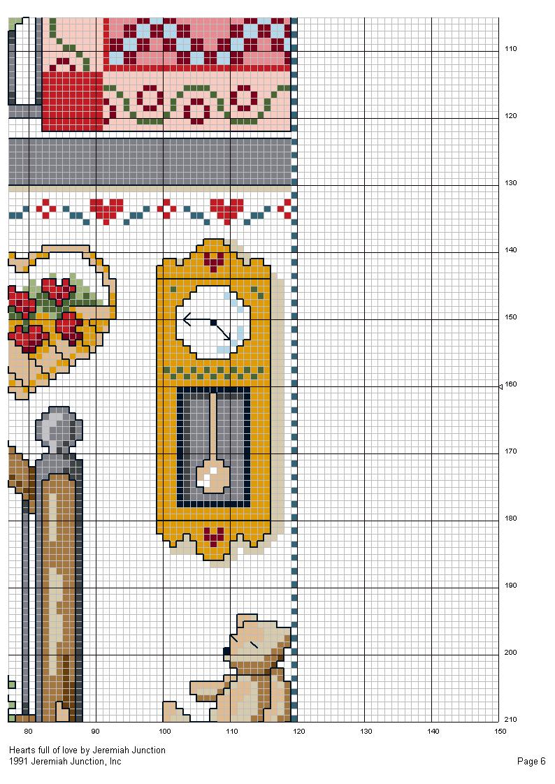 Schema punto croce Casa Delle Bambole 06