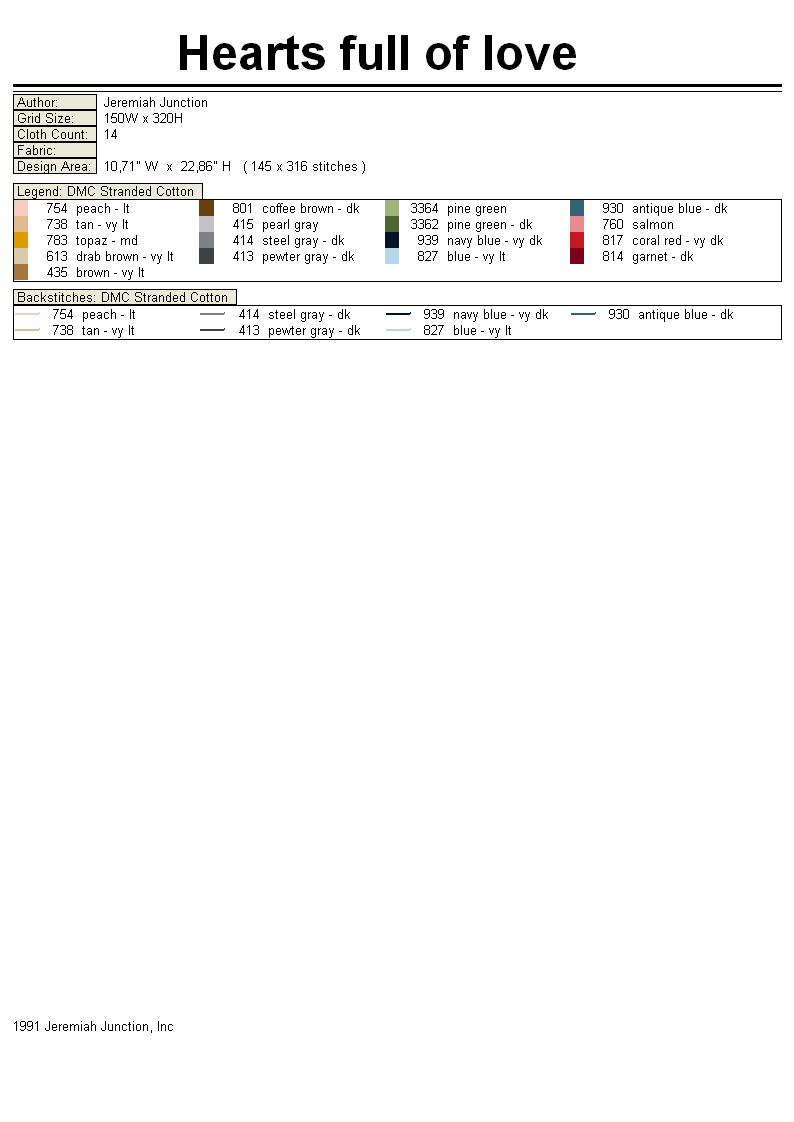 Schema punto croce Casa Delle Bambole 08