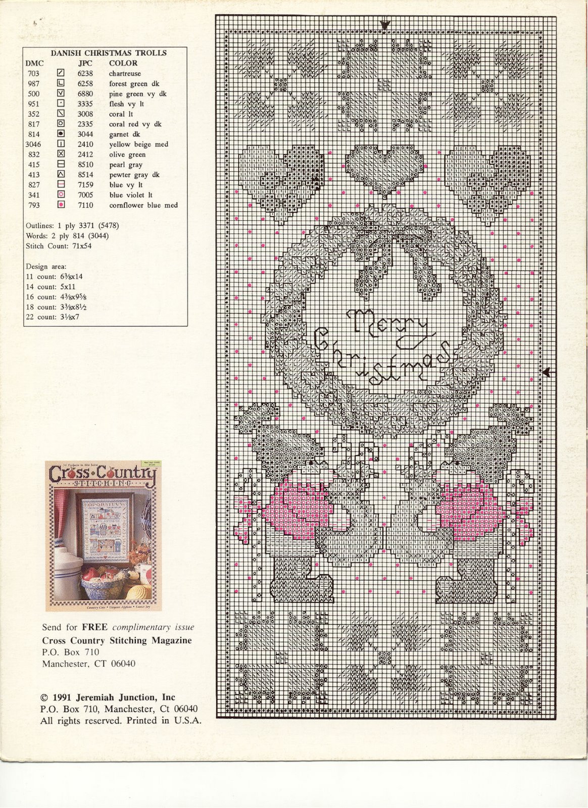Schema punto croce Christmas 04