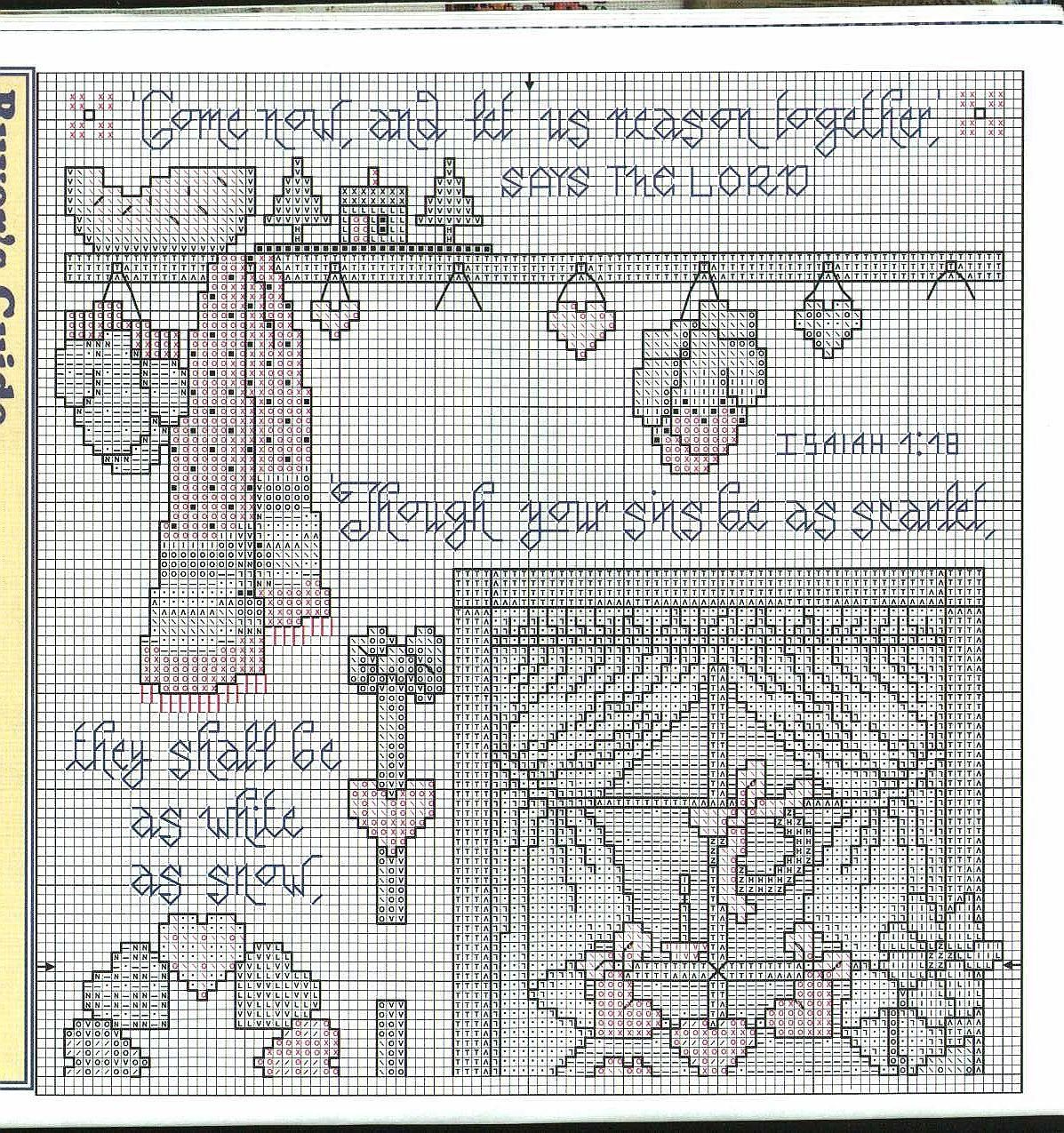 Schema punto croce Come Now 02