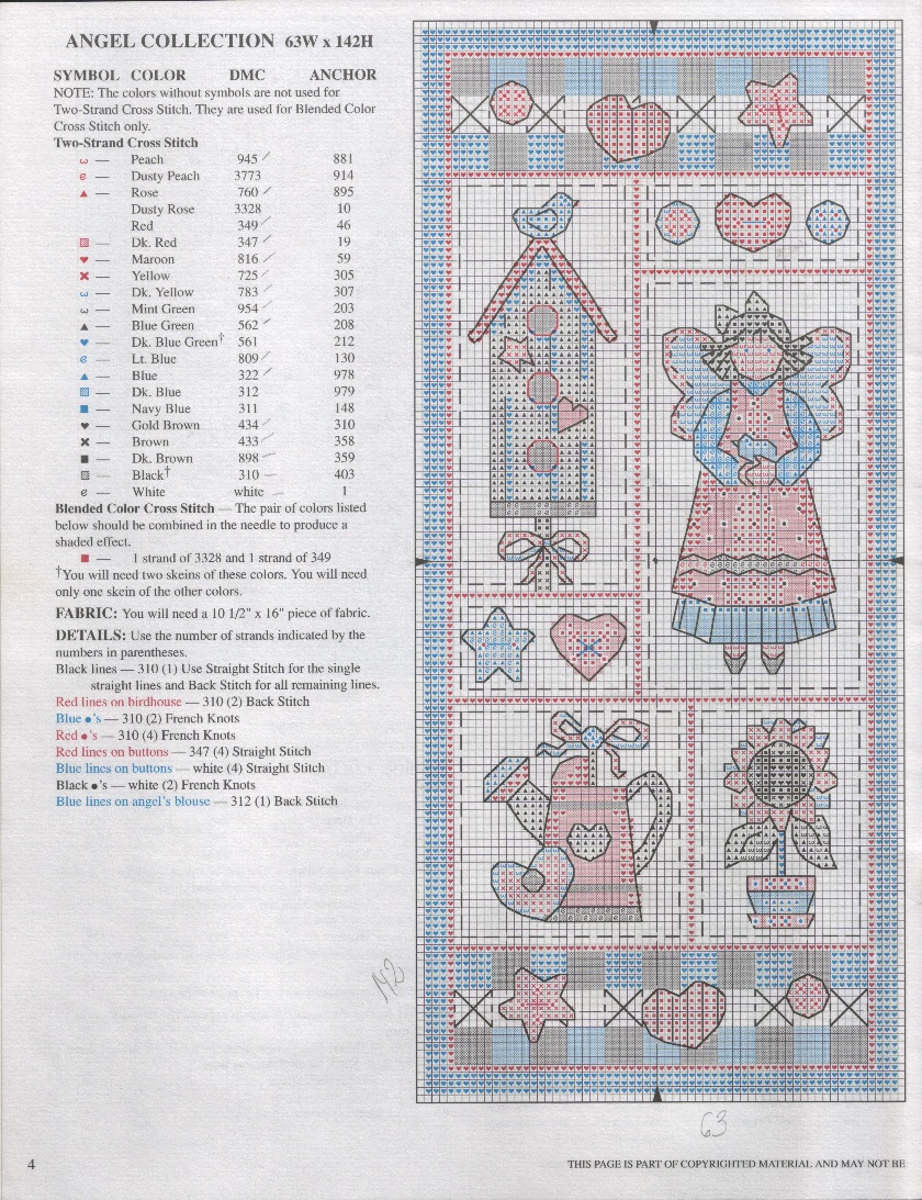 Schema punto croce Country At Heart 04