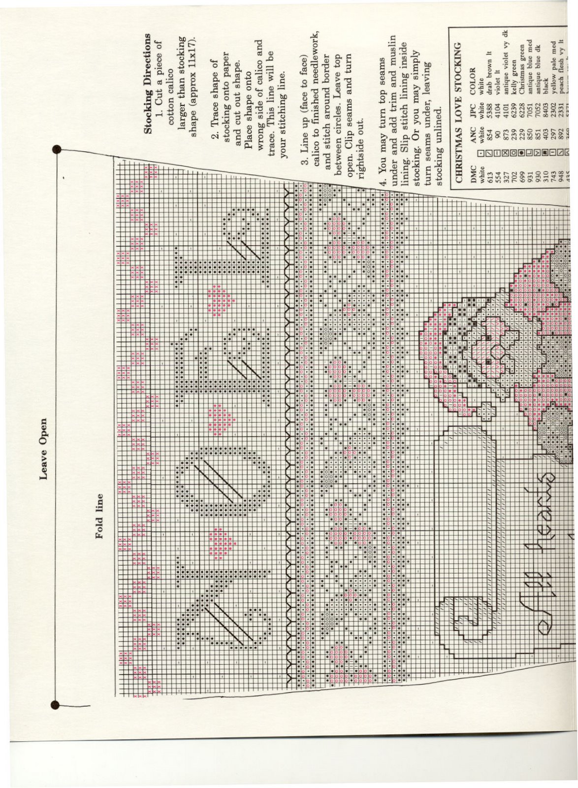 Schema punto croce Country Christmas 14