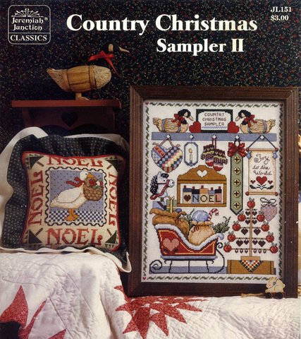 Schema punto croce Country Christsmas Sampler 05