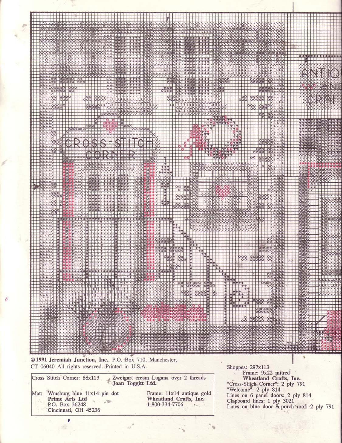 Schema punto croce Country Craft Shoppes 02
