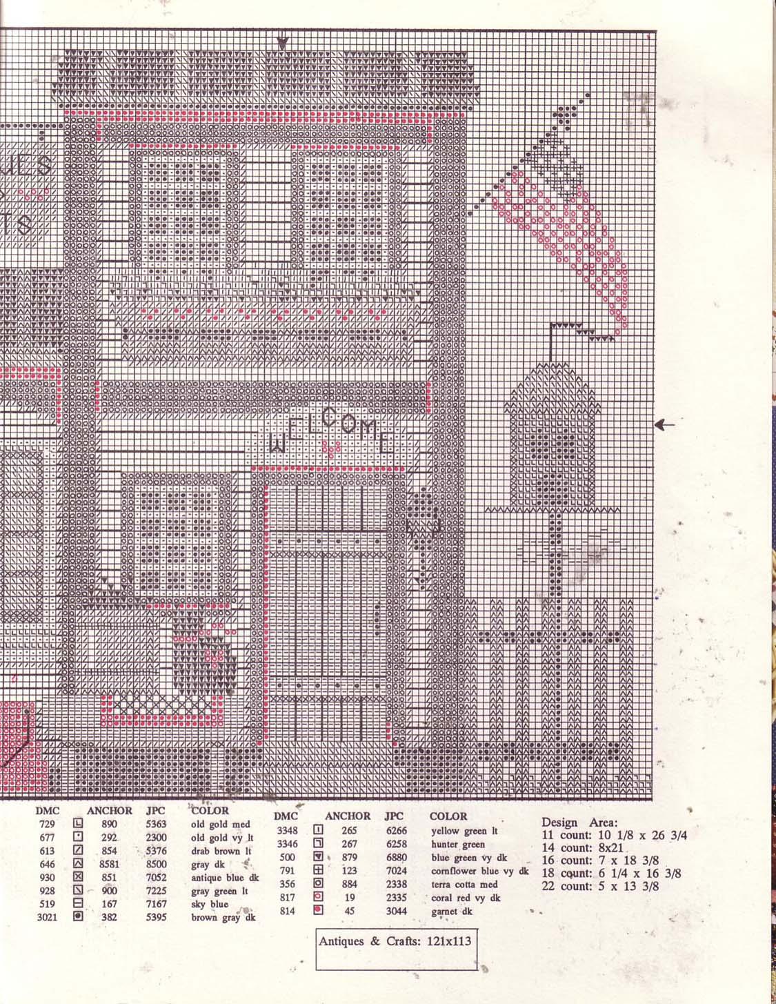 Schema punto croce Country Craft Shoppes 03