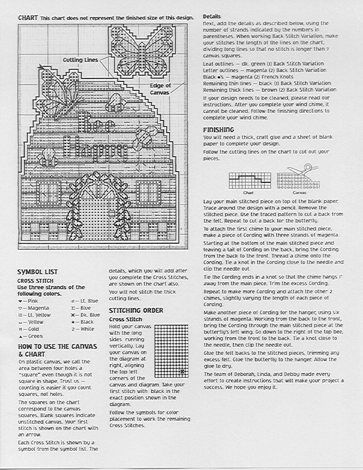 Schema punto croce Country Cupboard 03