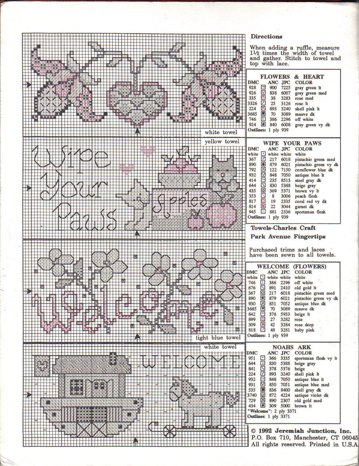 Schema punto croce Country Dozen 02