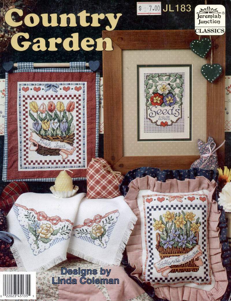 Schema punto croce Country Garden 01