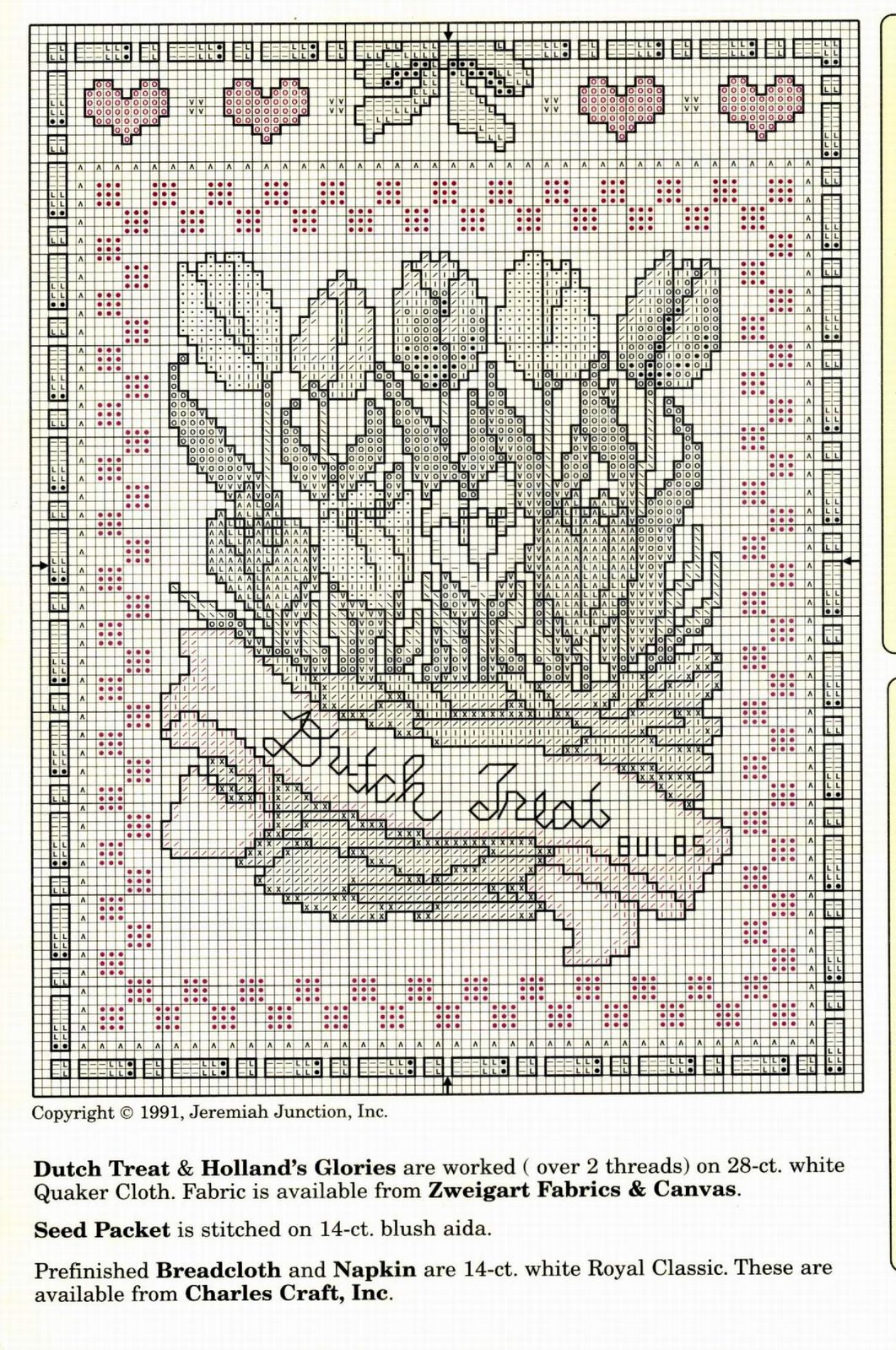 Schema punto croce Country Garden 02