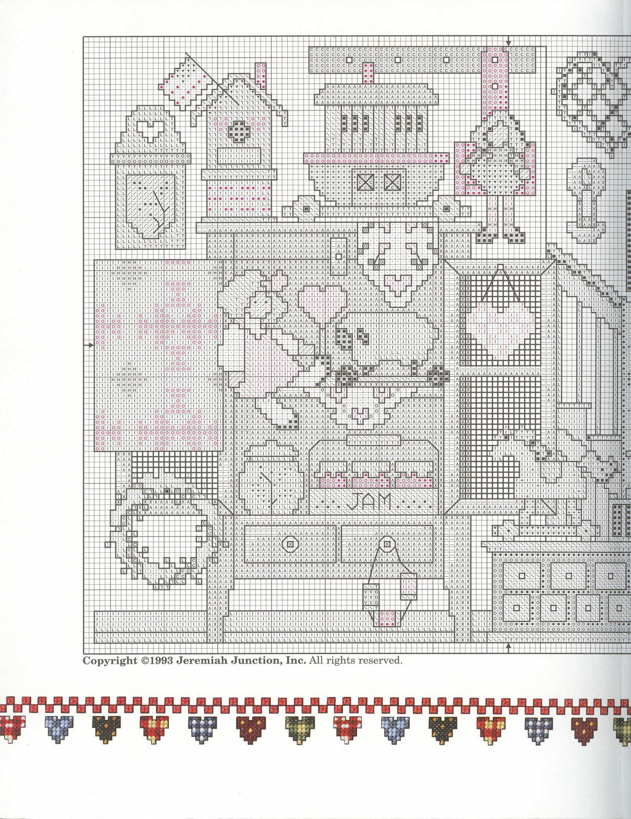 Schema punto croce Country Places 02