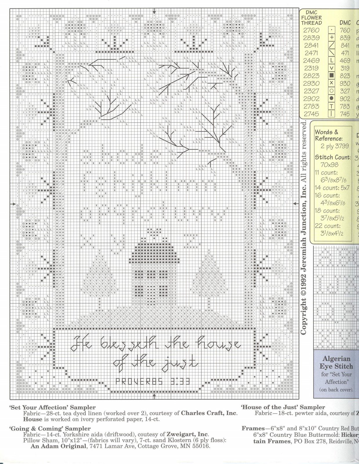 Schema punto croce Country Primitive Samplers 03