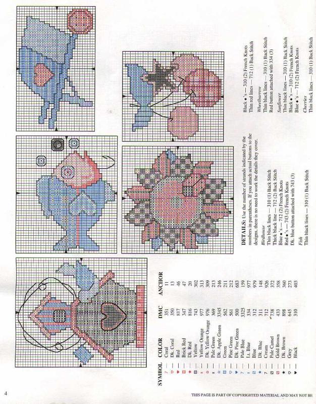 Schema punto croce Country Quickies 04