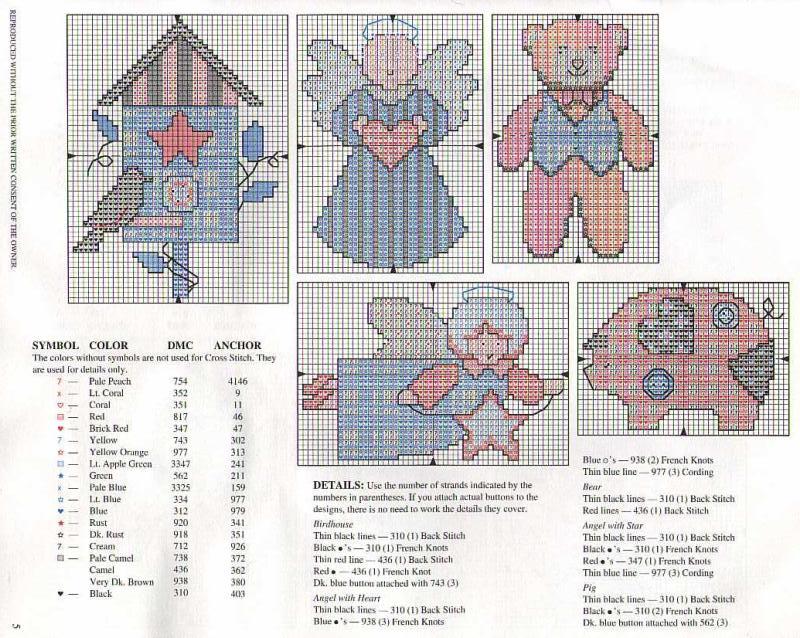 Schema punto croce Country Quickies 05