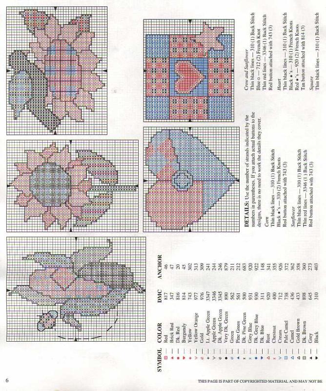 Schema punto croce Country Quickies 06