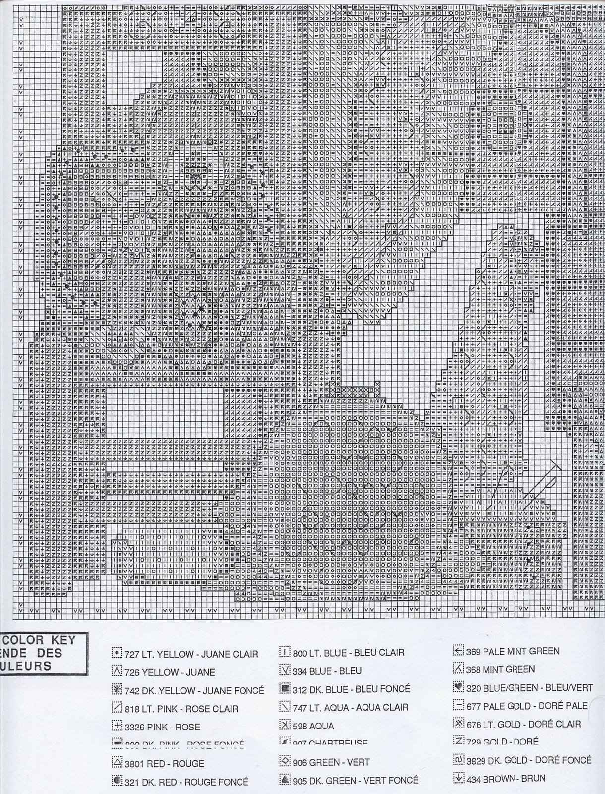Schema punto croce Country Room 03