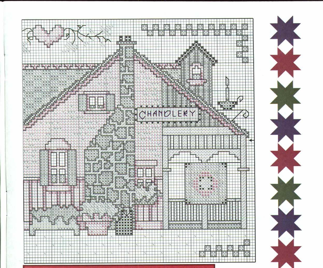 Schema punto croce Country Shops 03