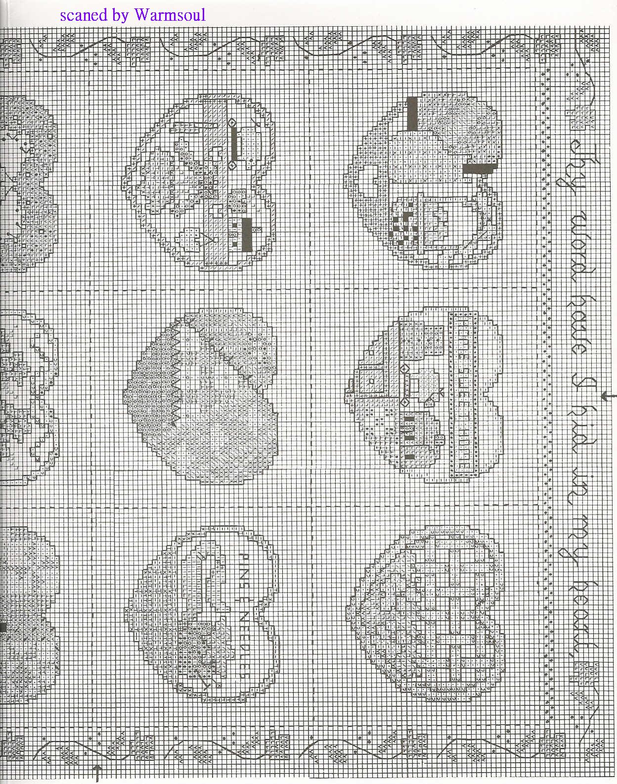 Schema punto croce Country Sweethearts 02