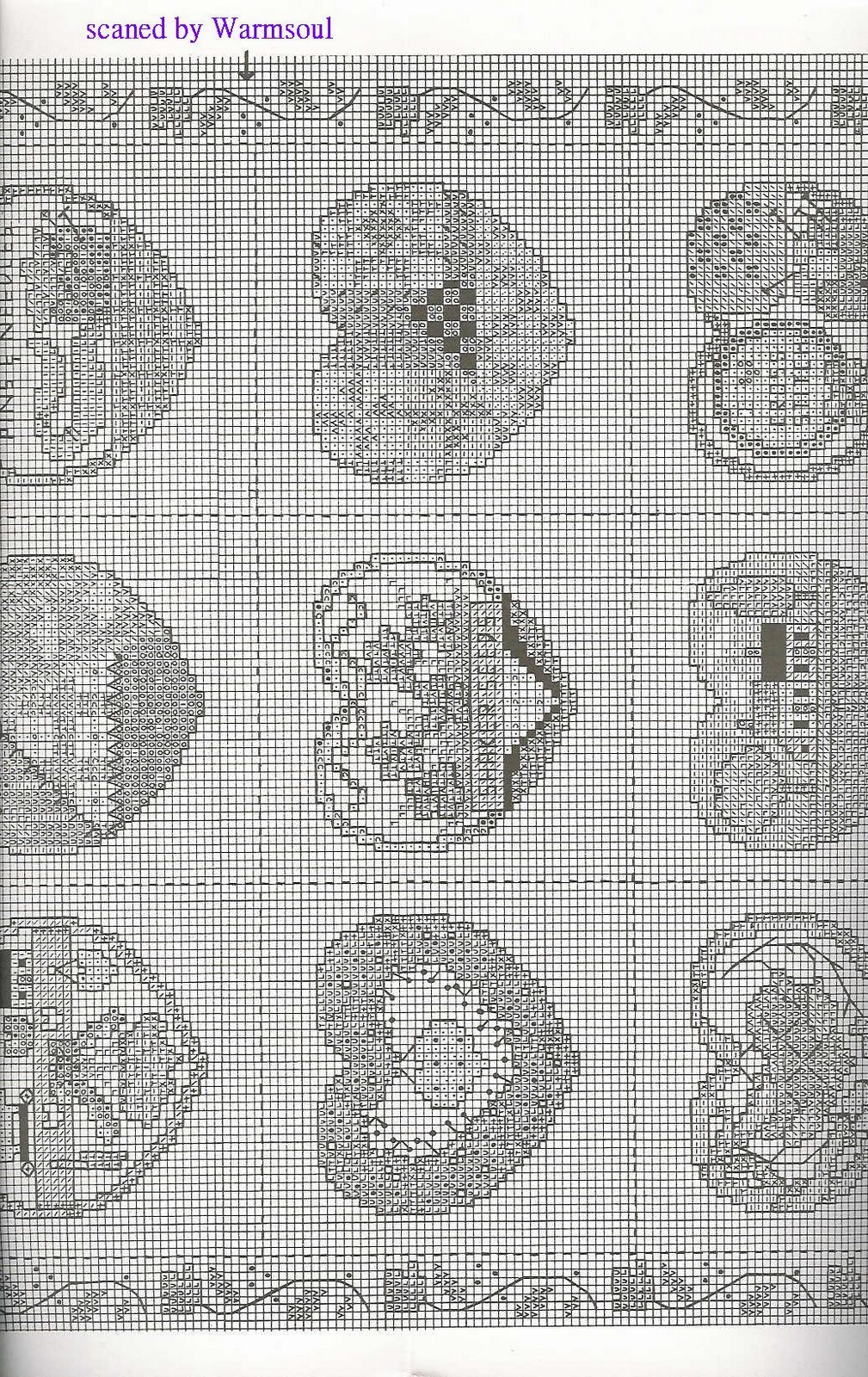 Schema punto croce Country Sweethearts 03