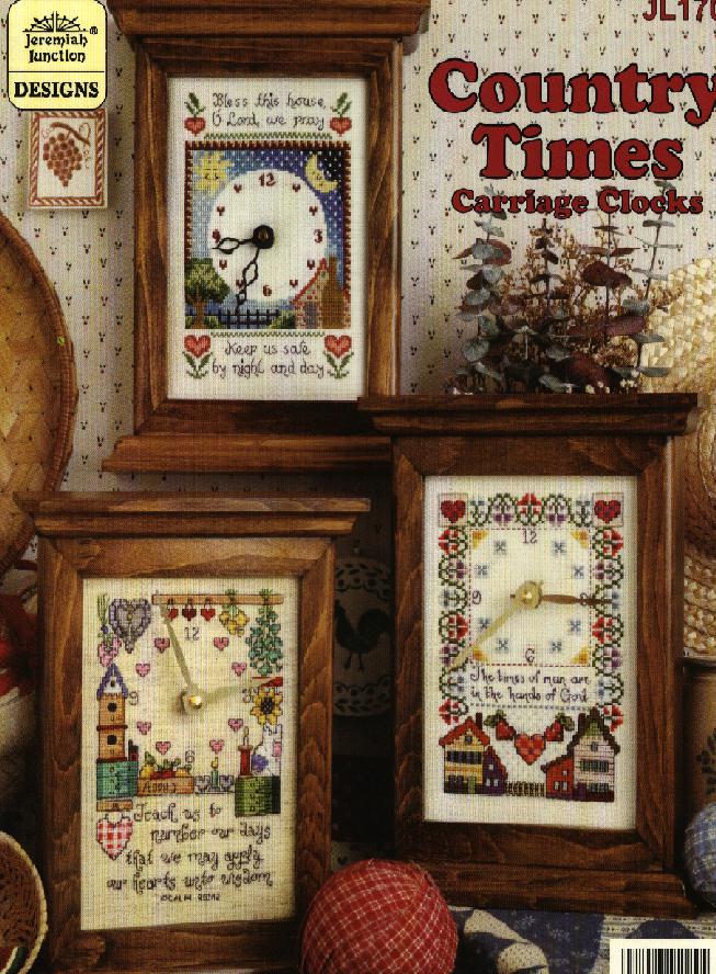 Schema punto croce Country Time 01