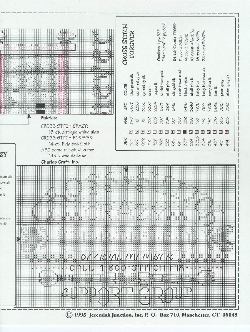 Schema punto croce Cross Stitch Crazy 03