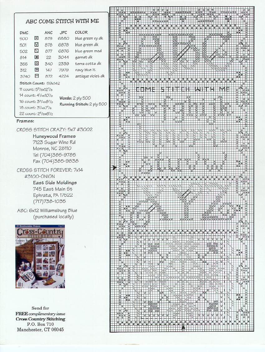 Schema punto croce Cross Stitch Crazy 04