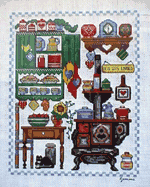 Schema punto croce Cucina 01