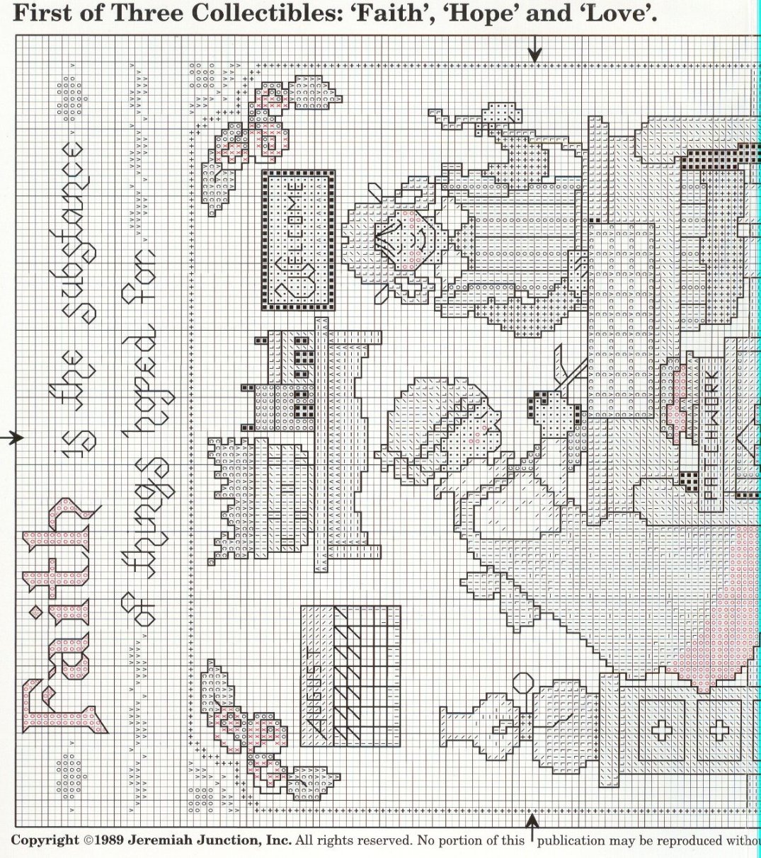 Schema punto croce Faith 02