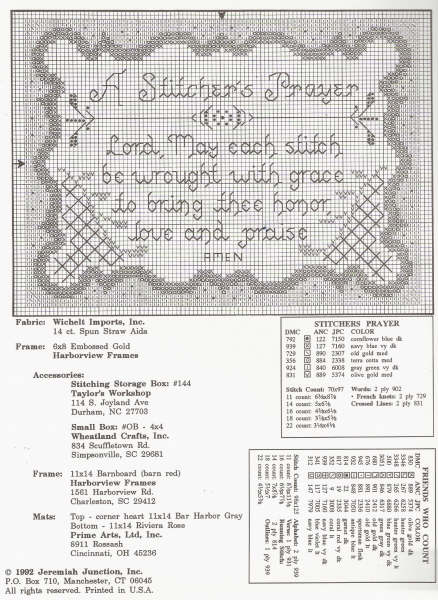 Schema punto croce Friends Who Count 02