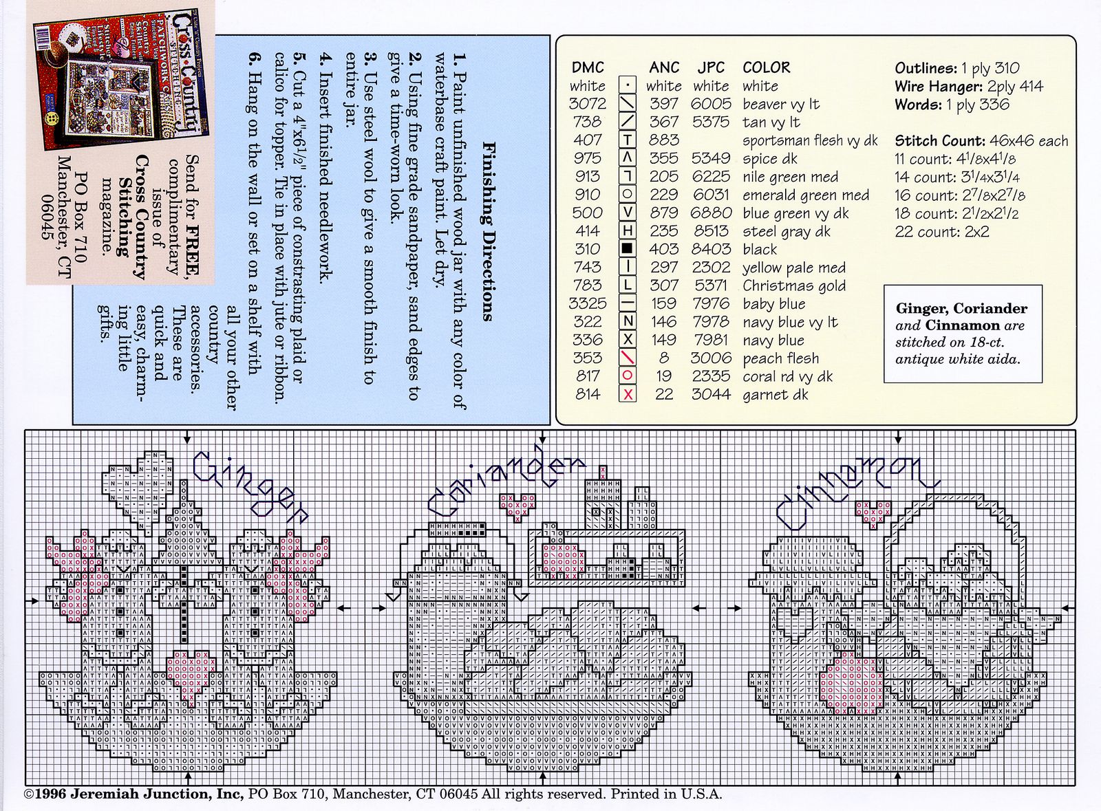 Schema punto croce Herbs And Spices 03