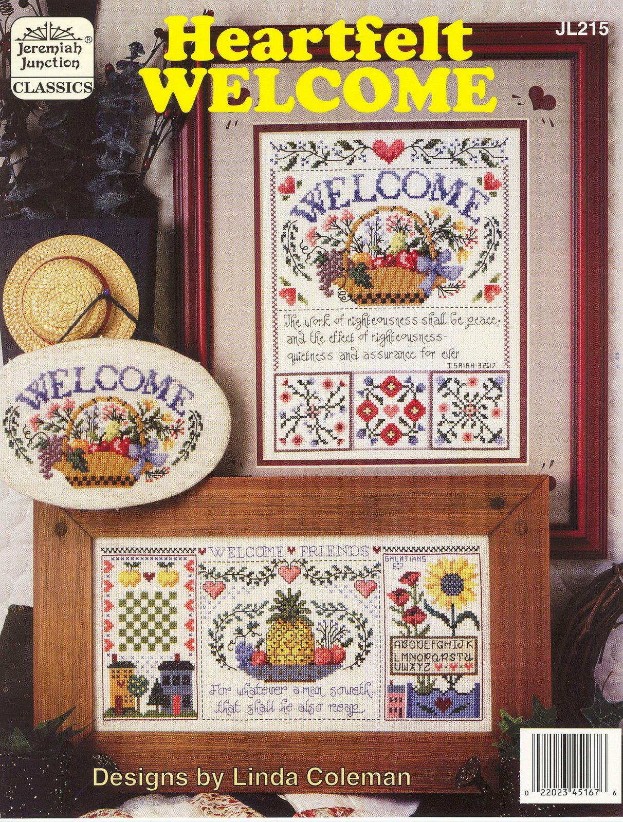 Schema punto croce Hertfelt Welcome 01