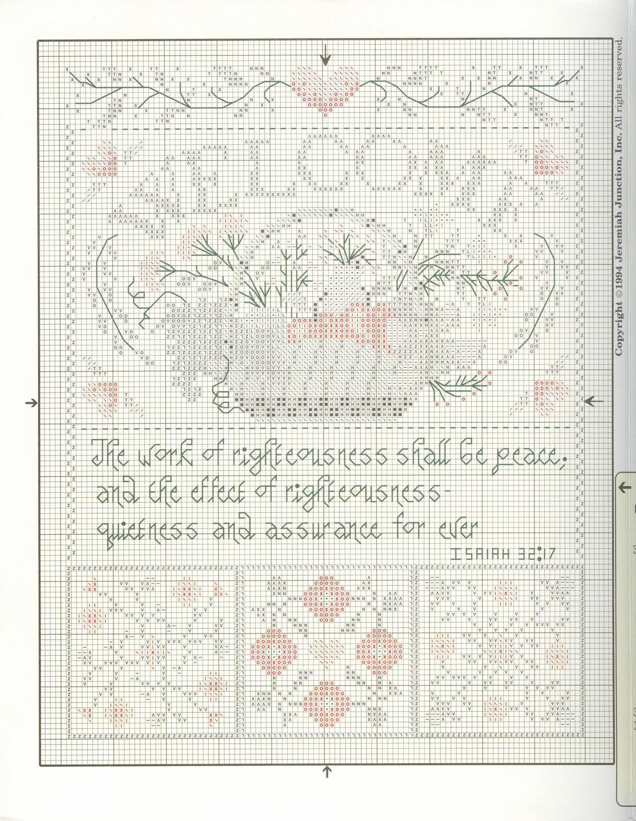 Schema punto croce Hertfelt Welcome 02