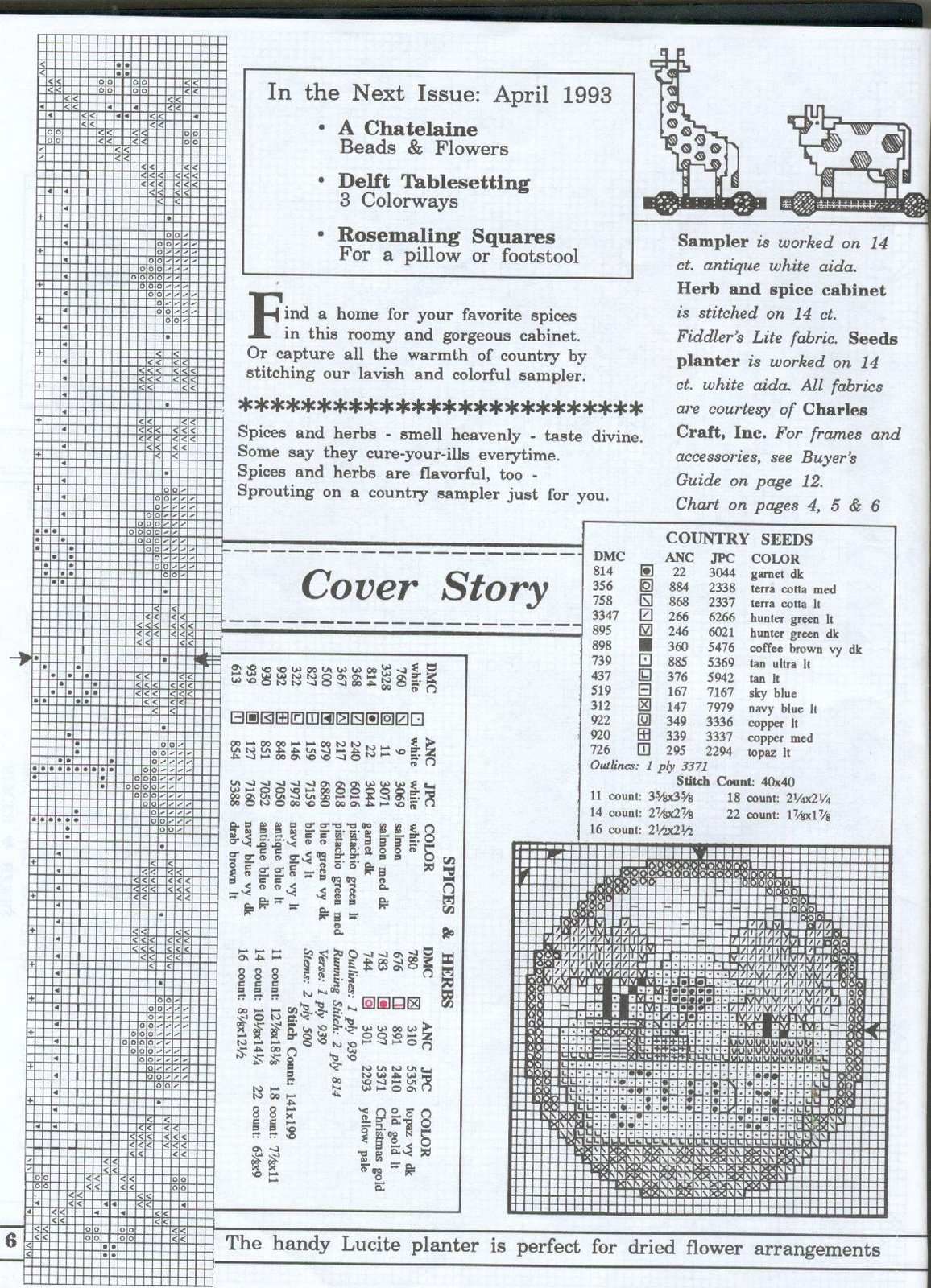 Schema punto croce Hospitality Sampler 04