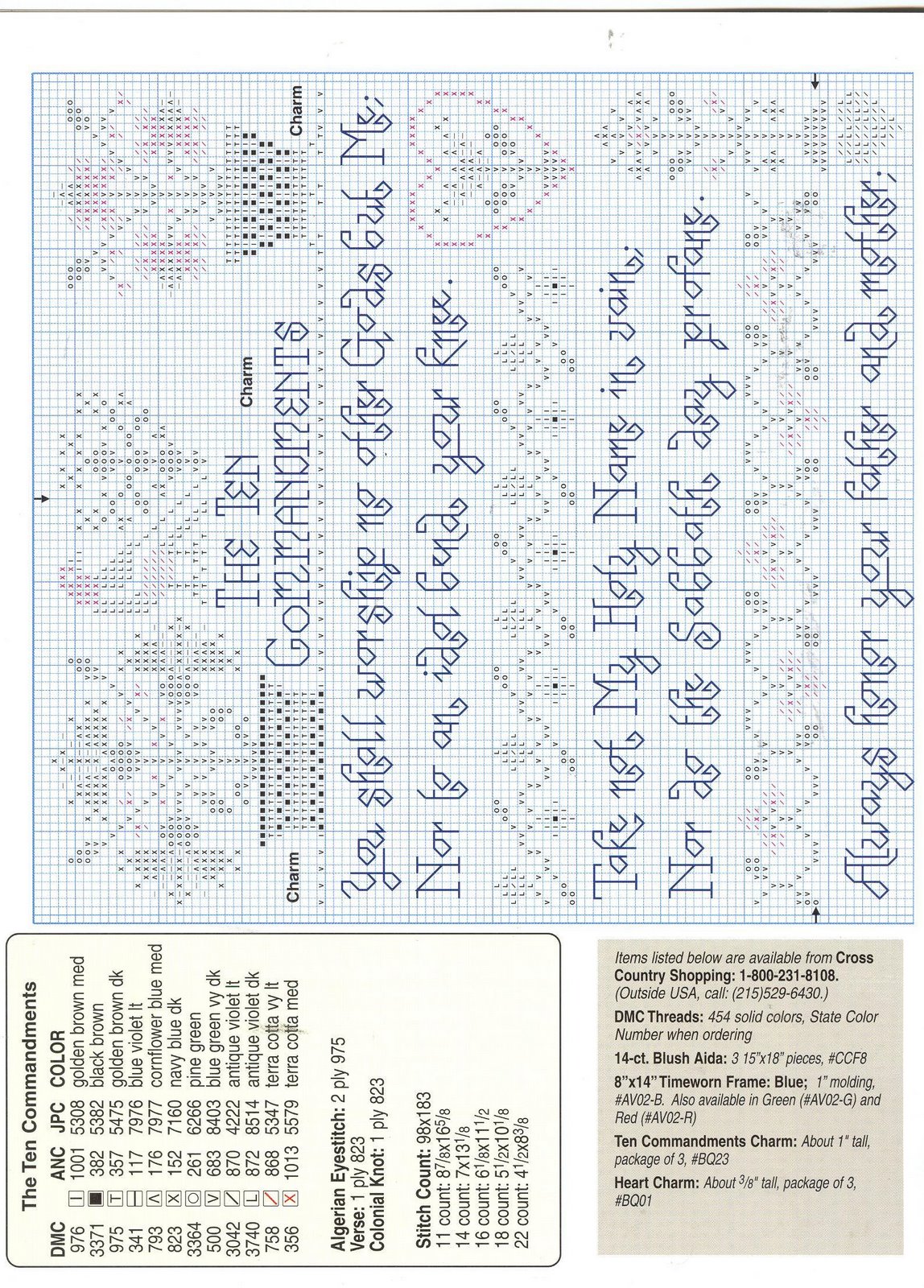 Schema punto croce House Of Prayer 02