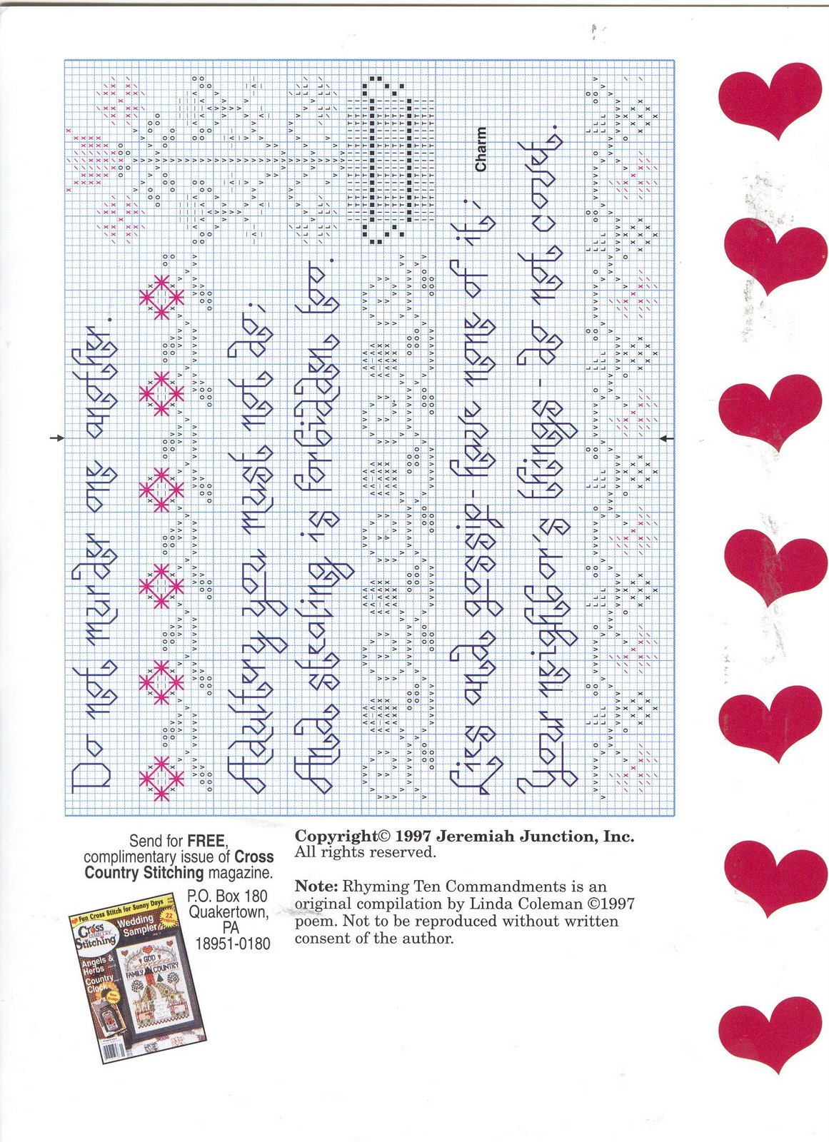 Schema punto croce House Of Prayer 03