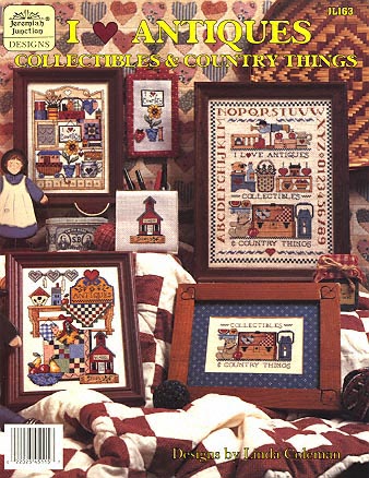 Schema punto croce I Love Antiques 01