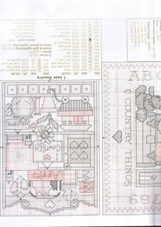 Schema punto croce I Love Antiques 04