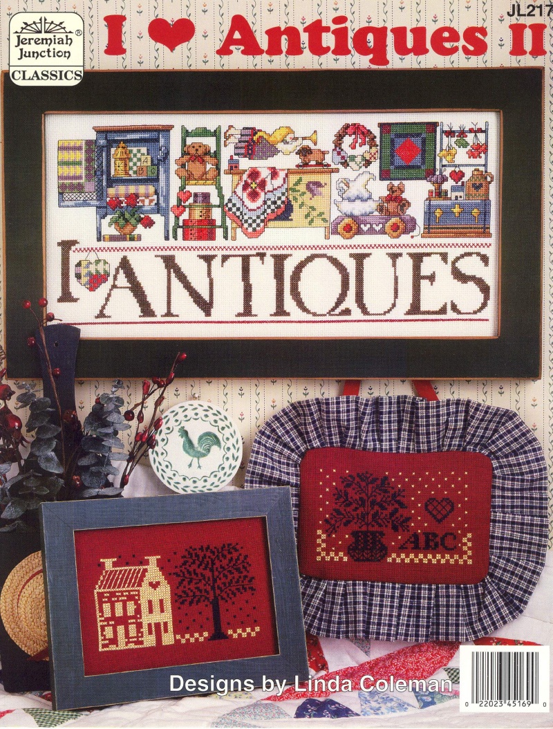 Schema punto croce I Love Antiques 05