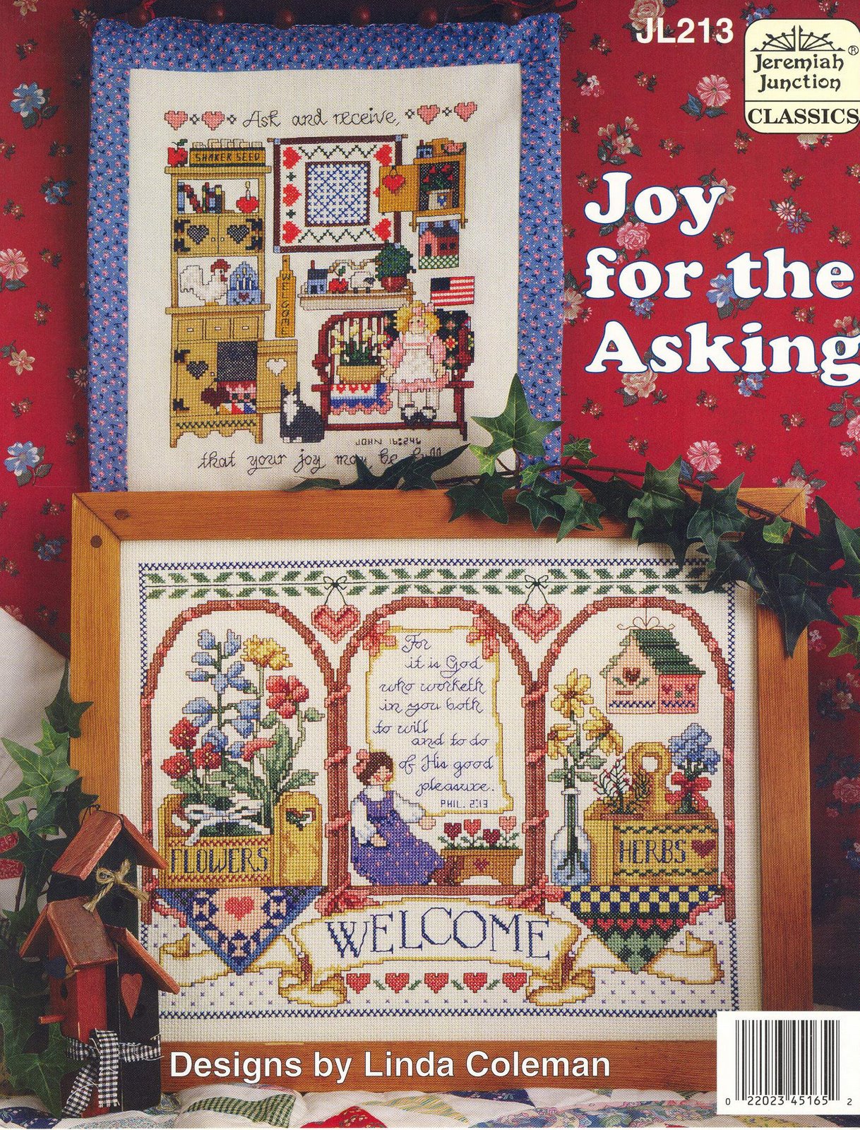 Schema punto croce Joy For Asking 01