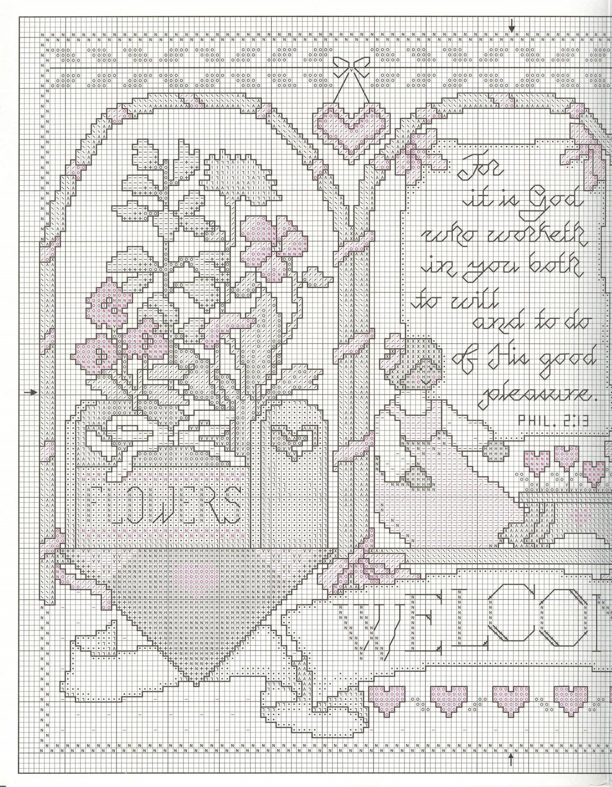 Schema punto croce Joy For Asking 02