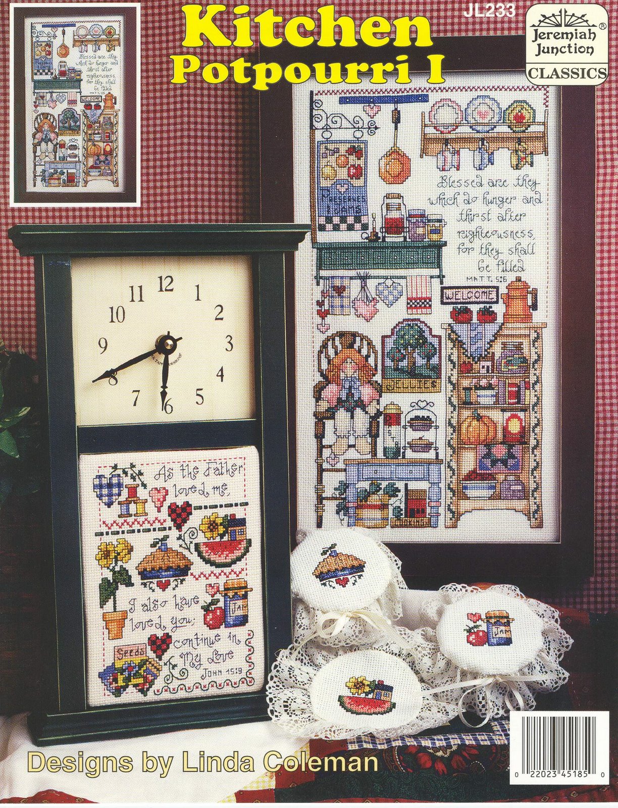 Schema punto croce Kitchen Potpourri 01