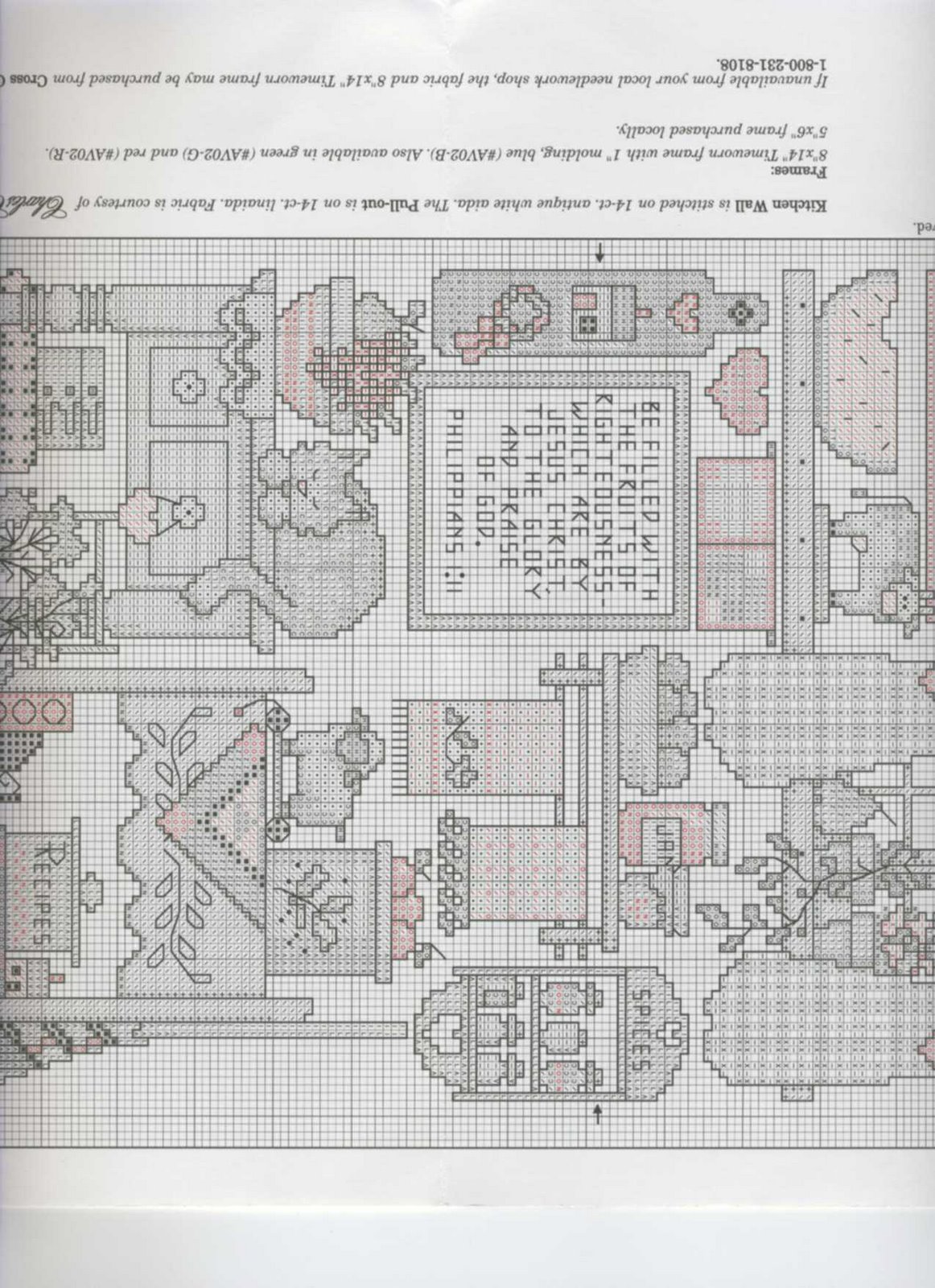 Schema punto croce Kitchen Potpourri 10