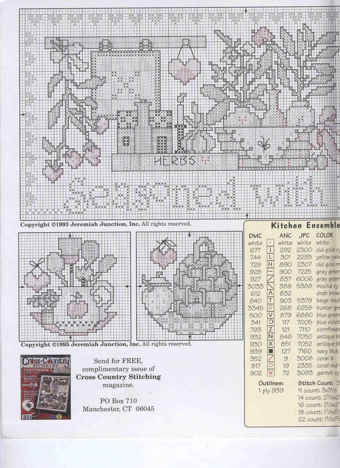 Schema punto croce Kitchen Seasonings 02