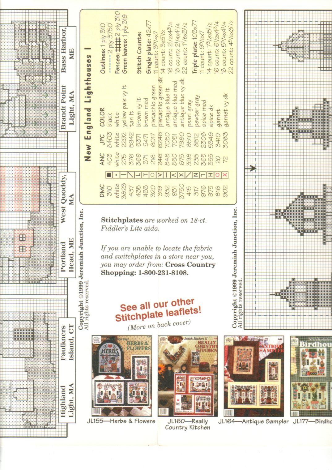 Schema punto croce Lighthouse 03