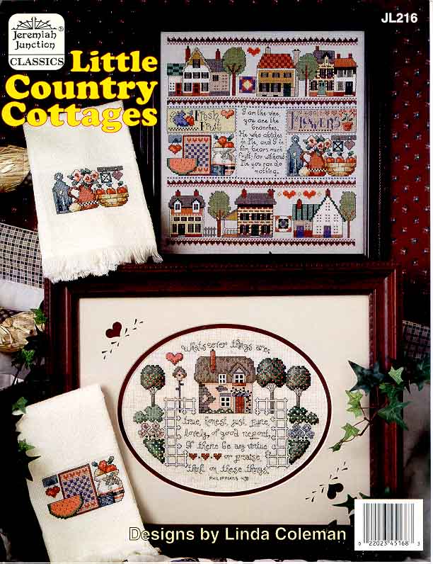 Schema punto croce Little Country Cottage 01