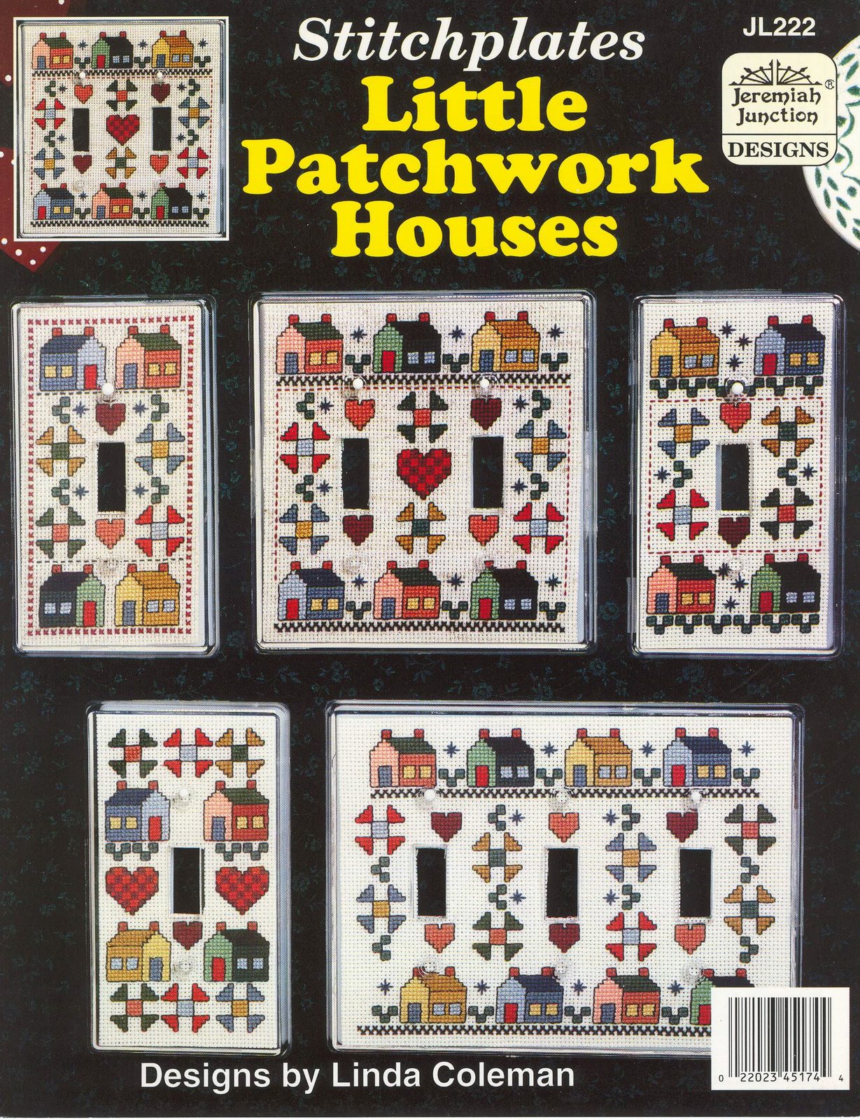 Schema punto croce Little Patchwork House 01