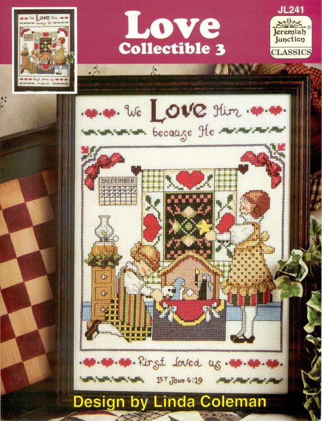 Schema punto croce Love 01