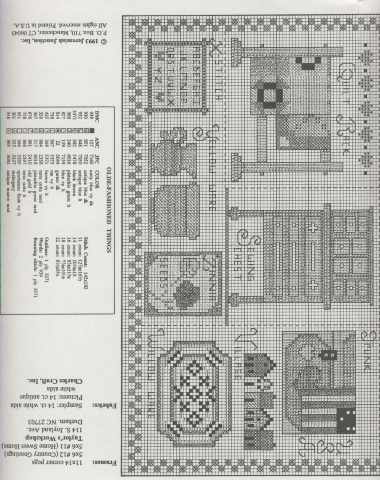 Schema punto croce Love Fashioned Things 03